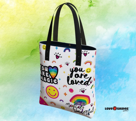 Loveshines Multi-Logo Tote Bag